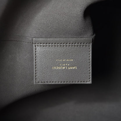 Saint Laurent Calfskin Large Shopping Tote Earth 7 of 11