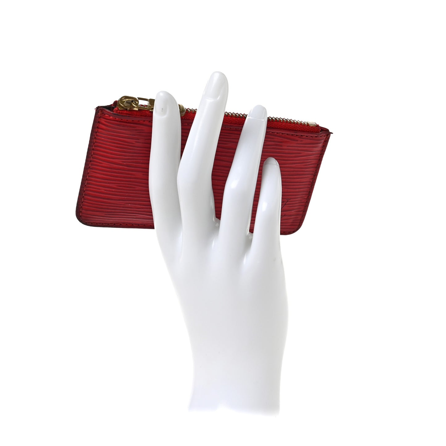 Epi Key Pouch Castillan Red