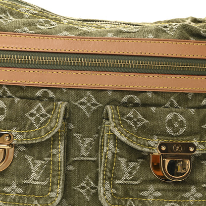 Louis Vuitton Monogram Denim Baggy PM Lichen 7 of 9