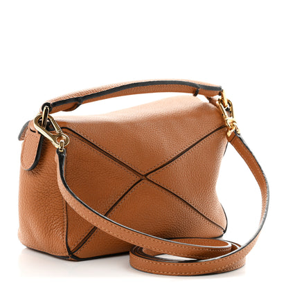 Loewe Calfskin Mini Puzzle Bag Tan 3 of 10