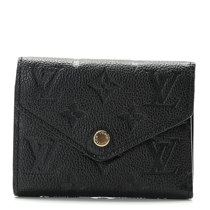 Louis Vuitton Empreinte Victorine Wallet Black 1 of 8
