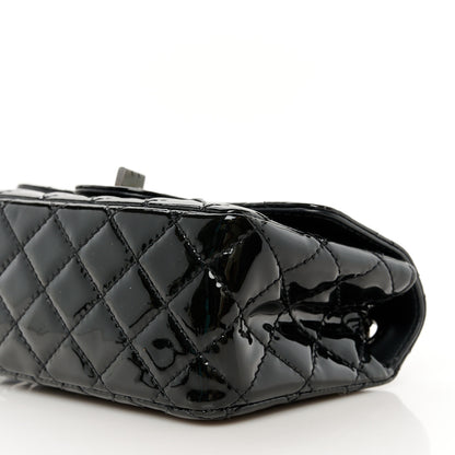 Chanel Patent Calfskin Quilted 2.55 Reissue Mini Flap So Black 10 of 10