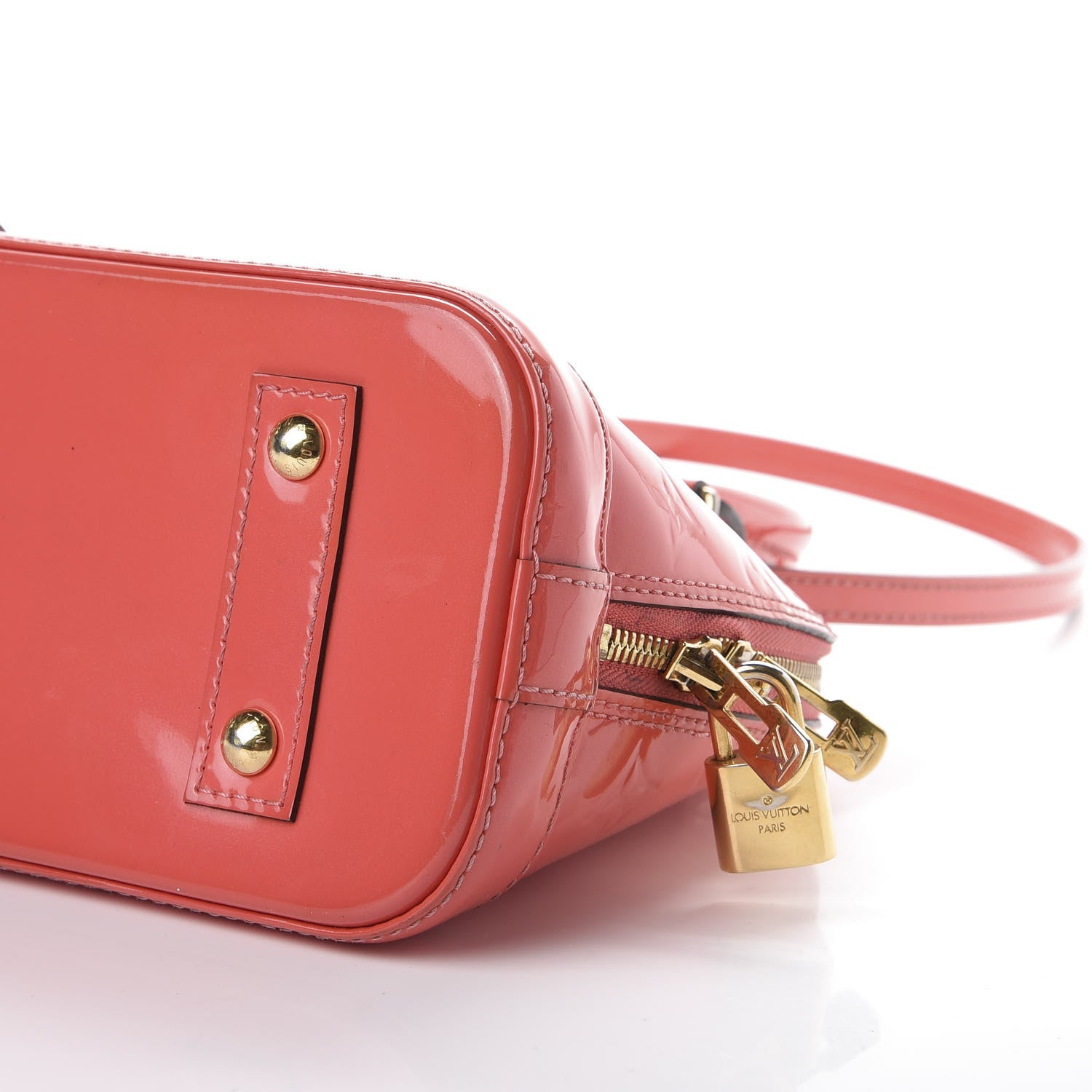 Louis Vuitton Vernis Alma BB Rose Litchi 6 of 11
