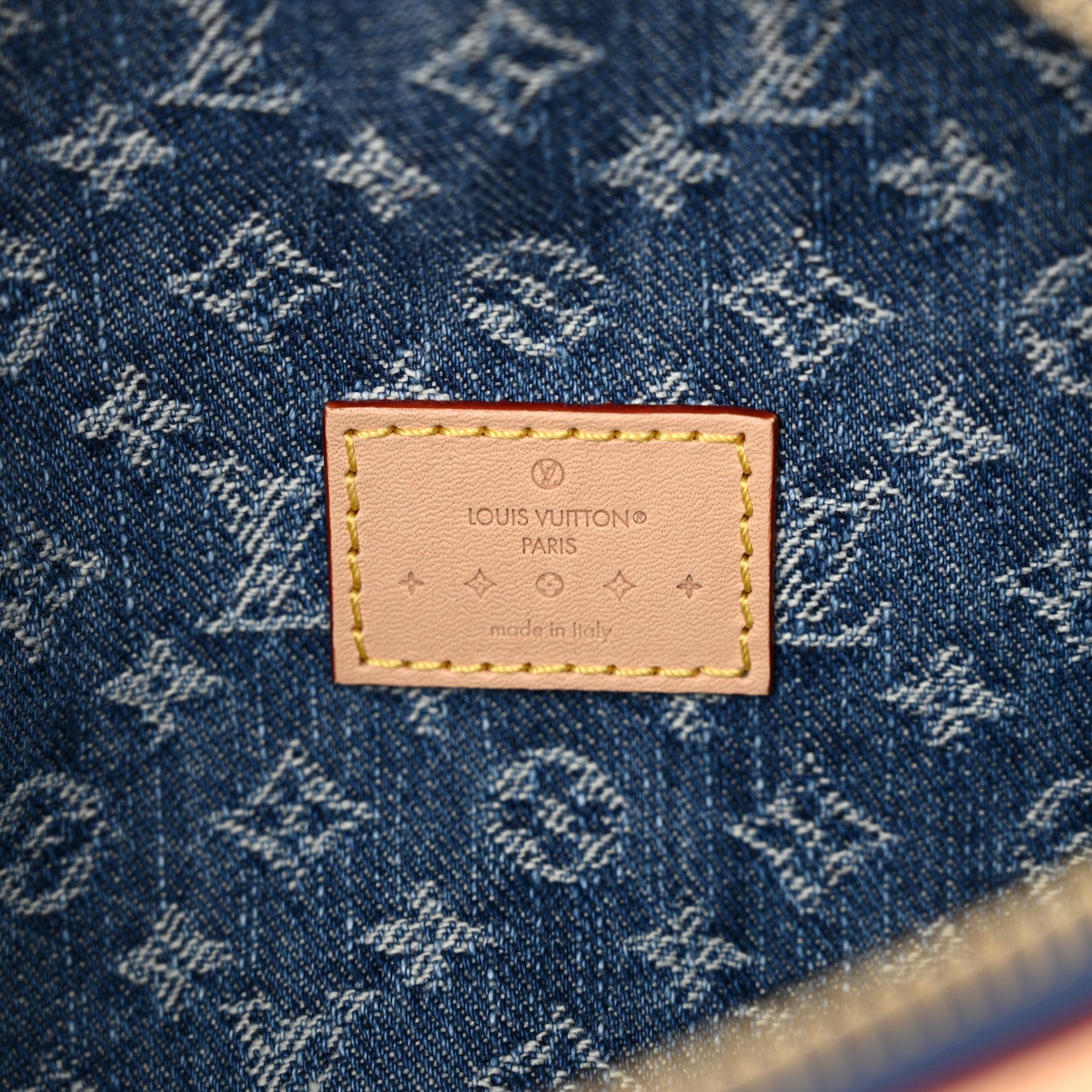 Louis Vuitton Monogram Denim High Rise Bumbag Blue 6 of 9