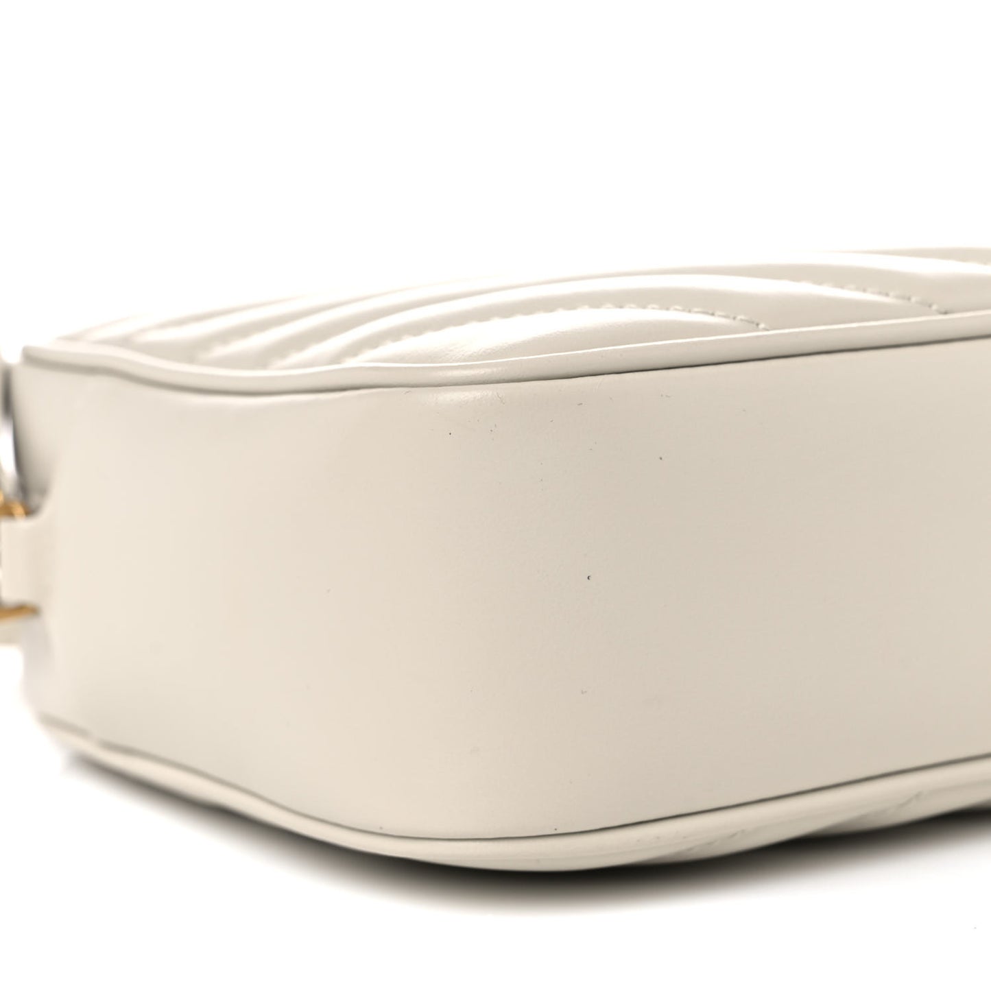 Calfskin Matelasse Monogram Lou Camera Bag Crema Soft