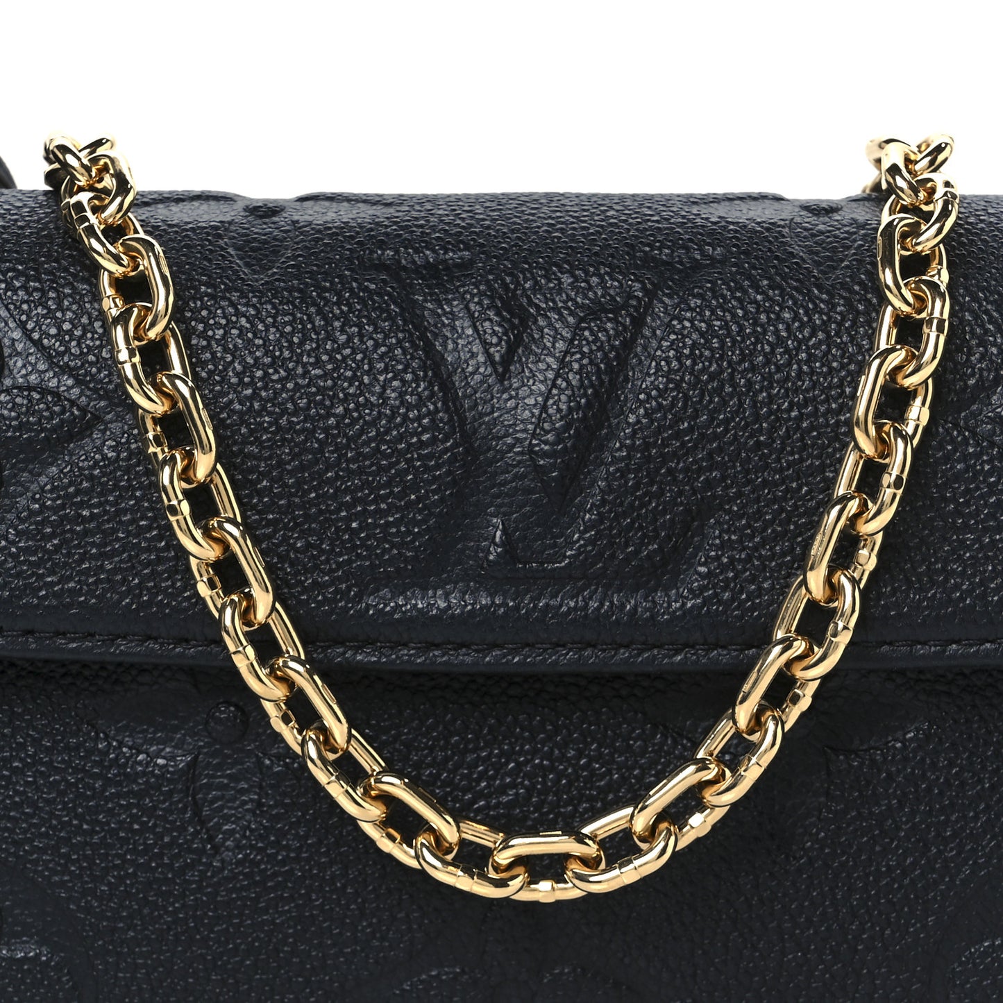 Empreinte Monogram Giant Ivy Wallet On Chain Black
