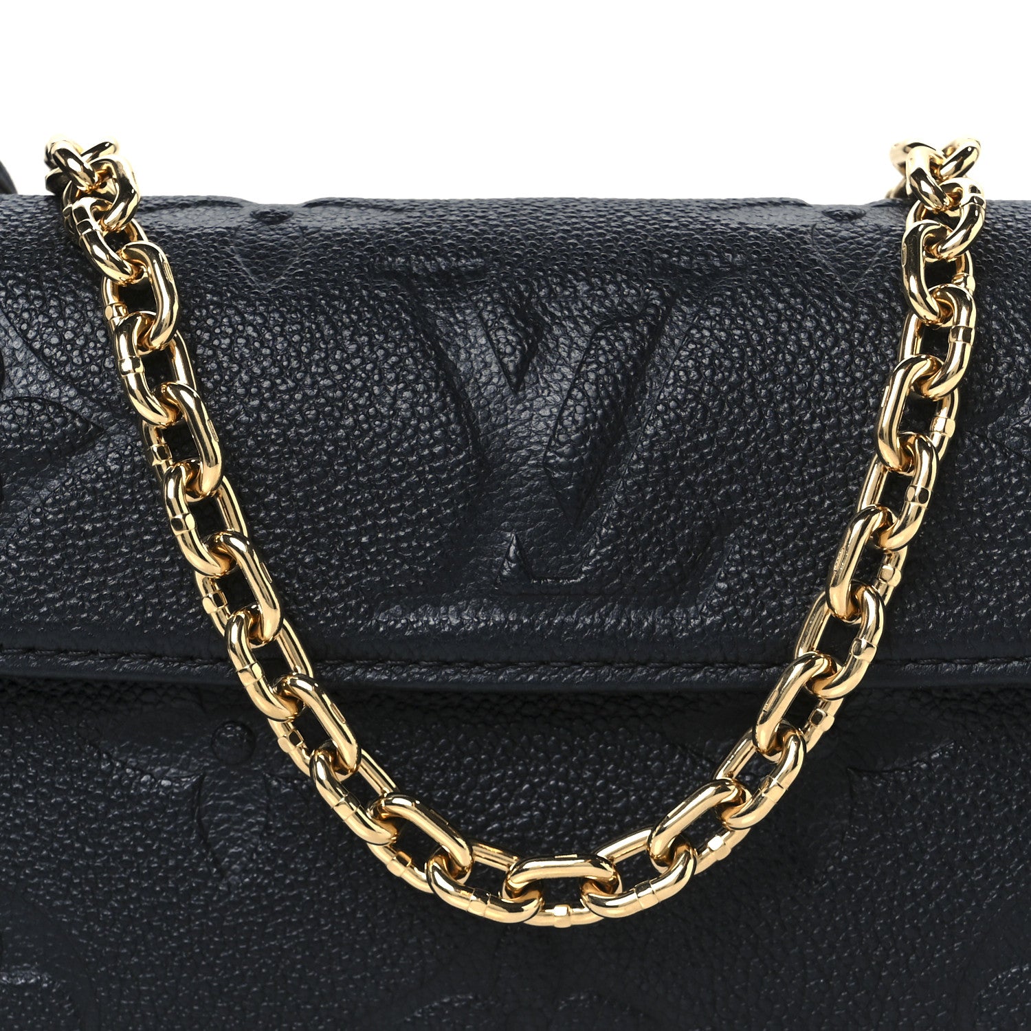 Louis Vuitton Empreinte Monogram Giant Ivy Wallet On Chain Black 7 of 10