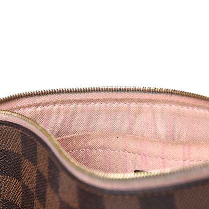 Louis Vuitton Damier Ebene Neverfull MM GM Pochette Rose Ballerine 13 of 13