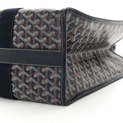 Goyard Goyardine Villette Tote Blue 10 of 14