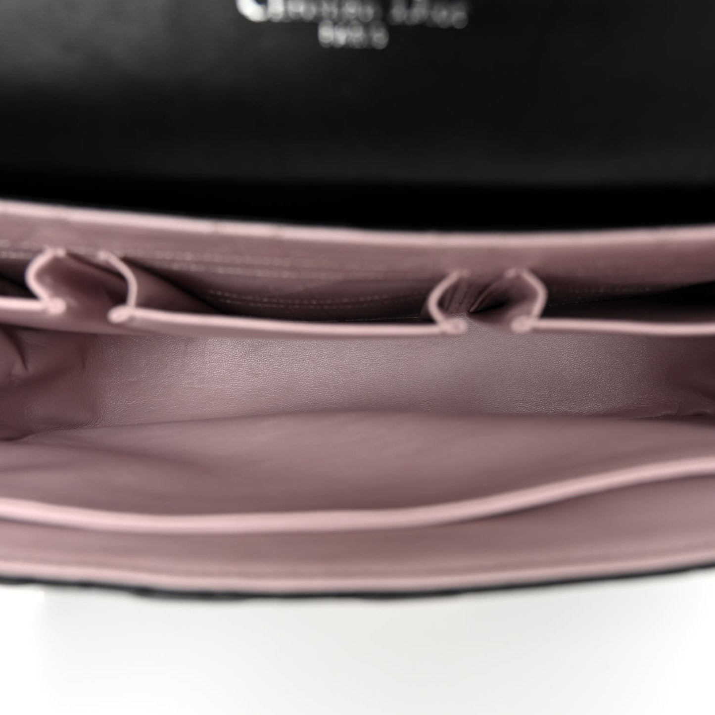 Lambskin Cannage Medium Miss Dior Flap Black