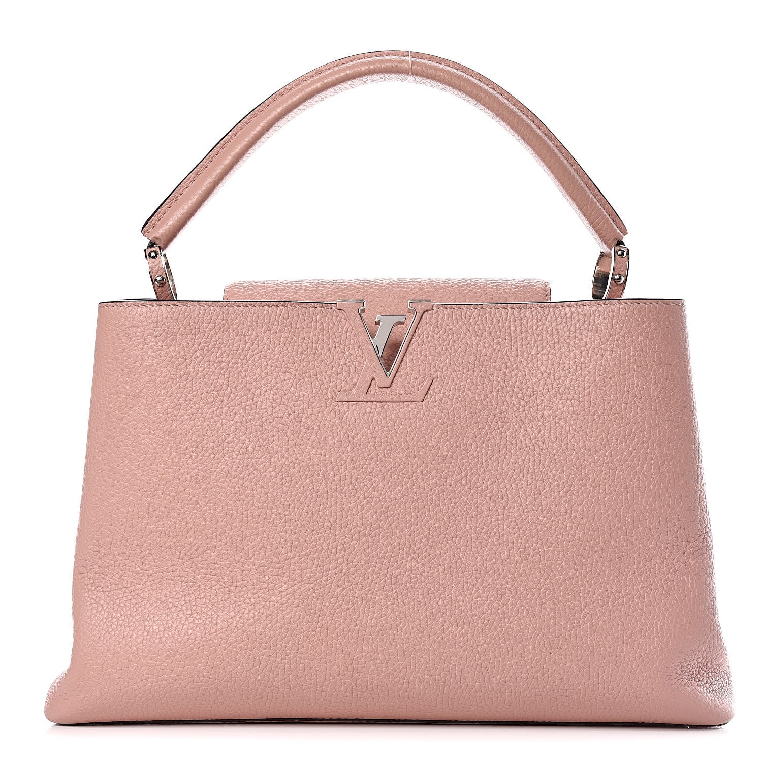 Louis Vuitton Taurillon Capucines MM Magnolia 1 of 12