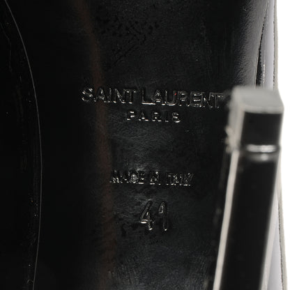 Saint Laurent Patent Classic Paris 105 Escarpin Pumps 41 Black 6 of 6