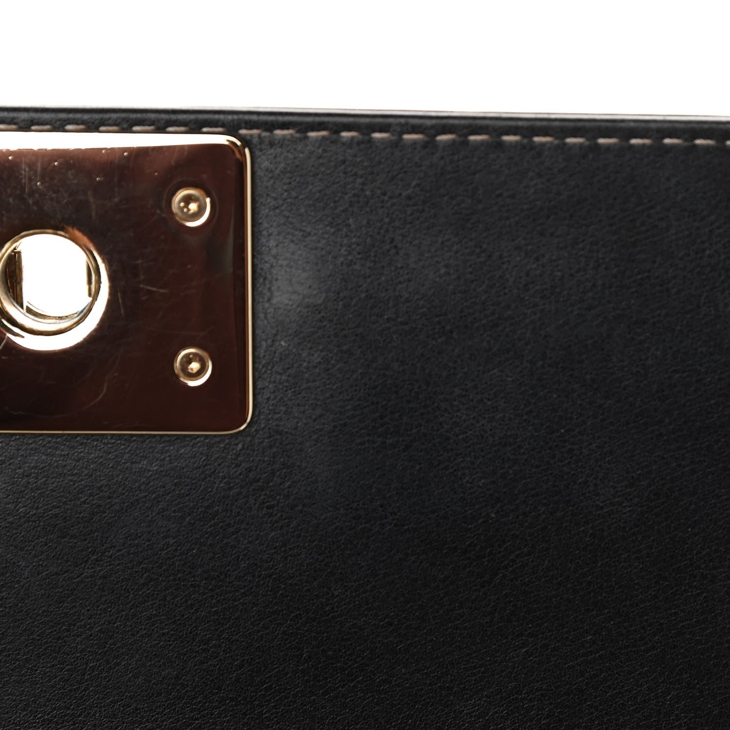 Chanel Metallic Goatskin Calfskin Medium Boy Flap Gold Black 12 of 16