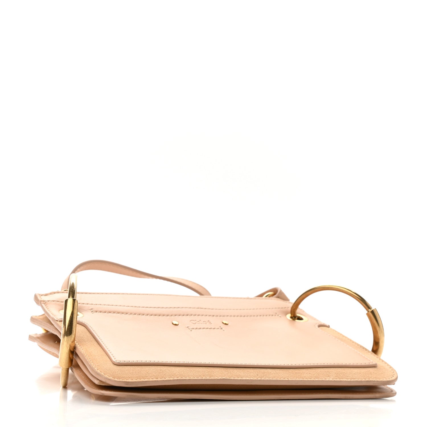 Chloe Calfskin Suede Mini Roy Bag Blushy Pink 4 of 11