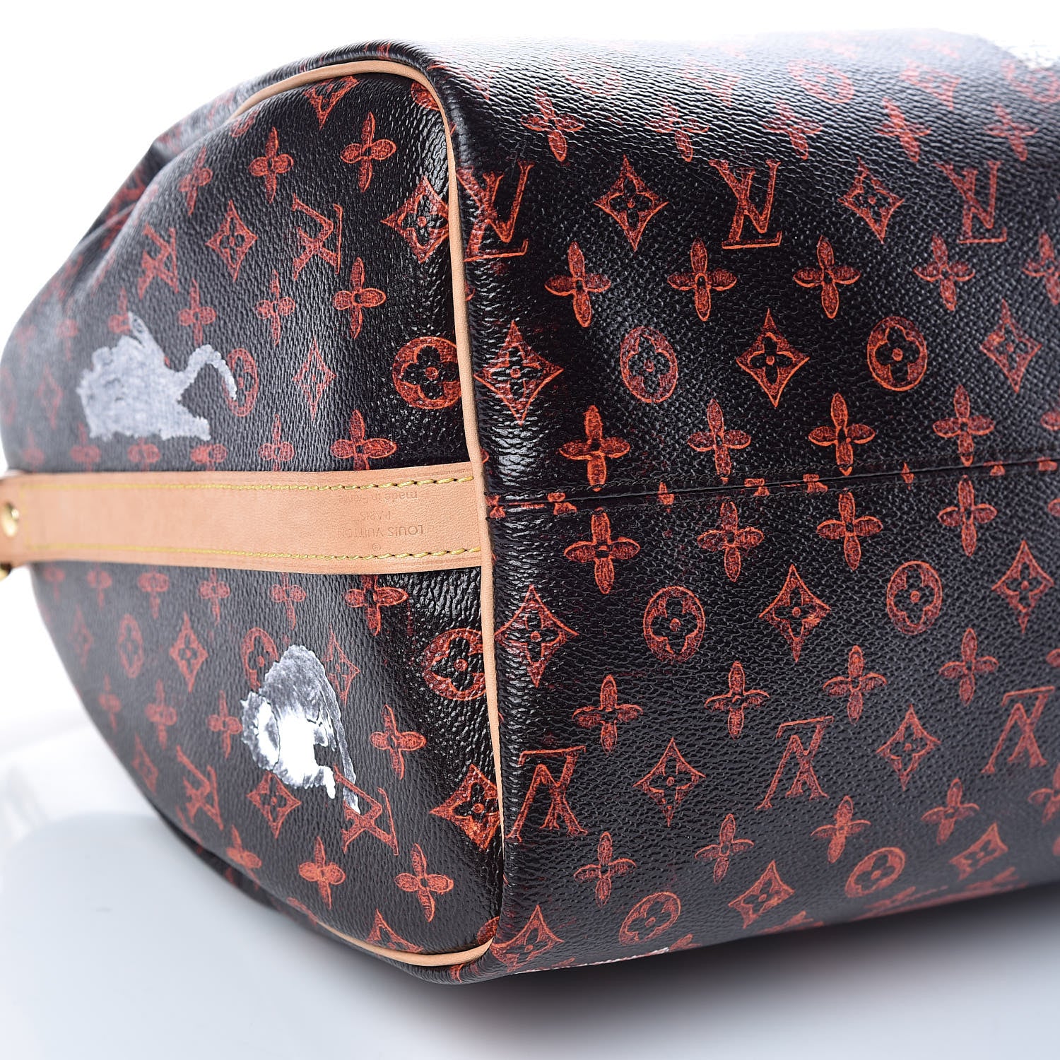 Louis Vuitton Catogram Speedy Bandouliere 30 Marron 5 of 16