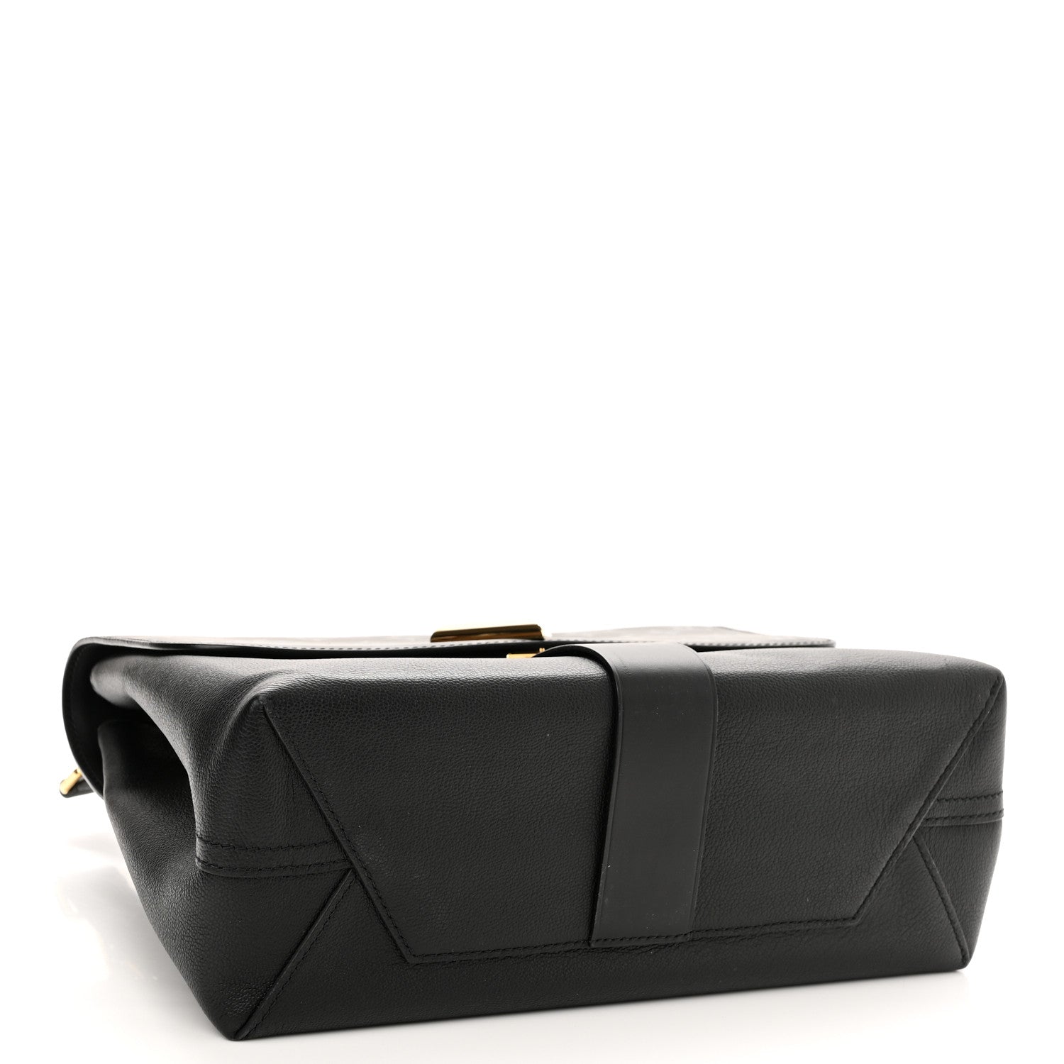 Louis Vuitton Calfskin Monogram Very One Handle Black 4 of 11
