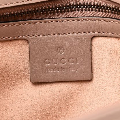 Gucci Calfskin Matelasse Small GG Marmont Shoulder Bag Porcelain Rose 6 of 11