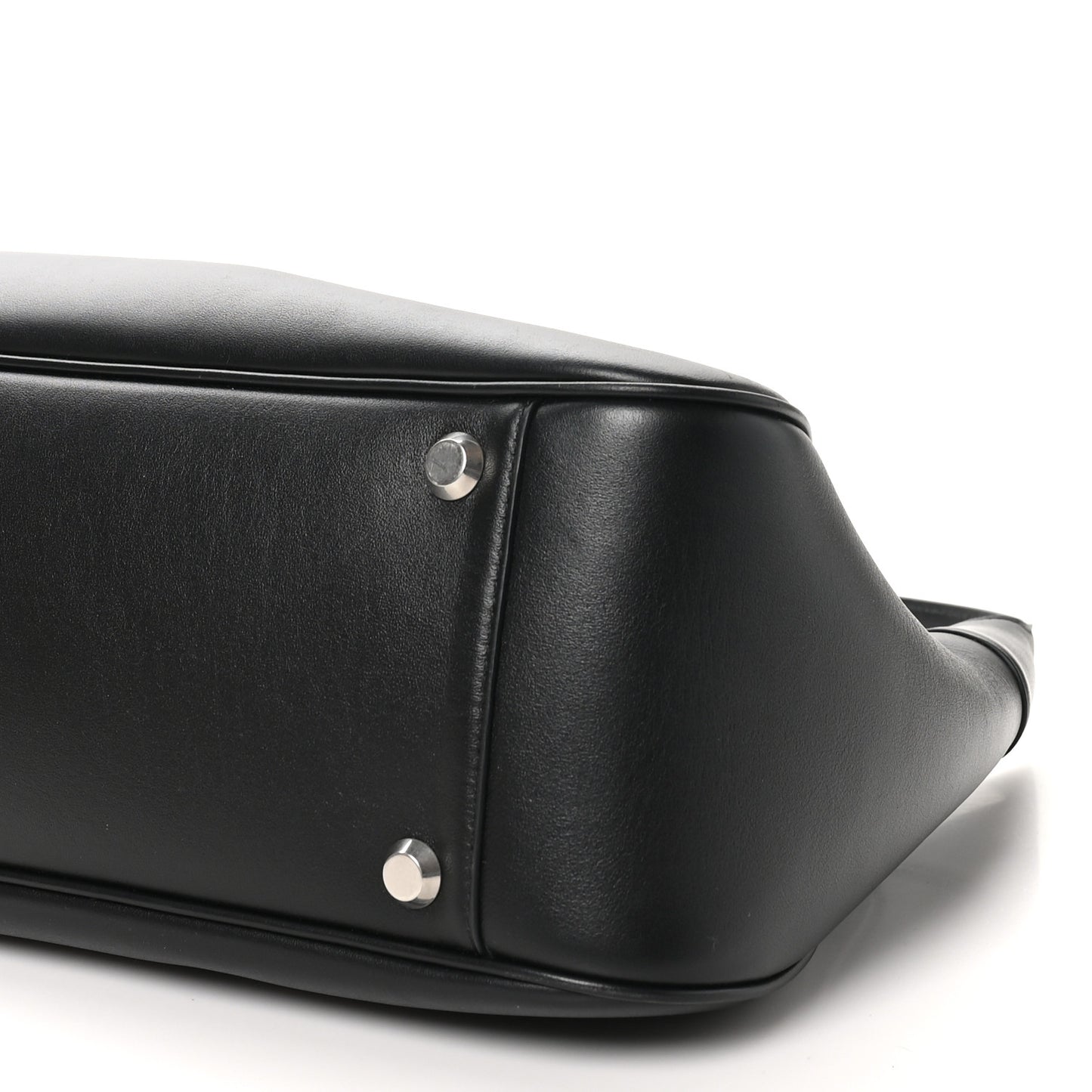 Smooth Calfskin Medium Bel Air Shoulder Bag Black