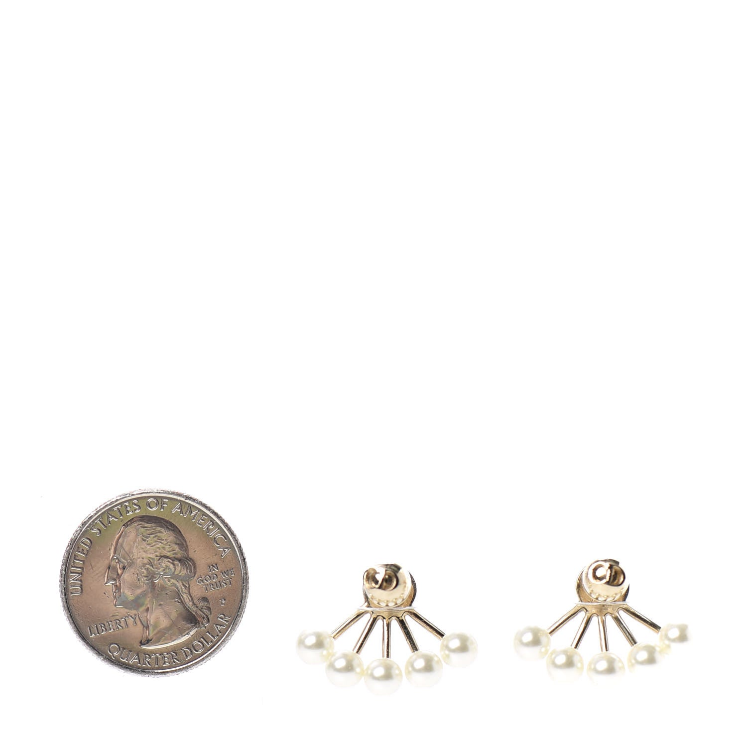 Christian Dior Pearl La Peite Tribale Earrings 2 of 4