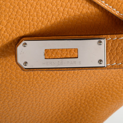 Hermes Taurillon Clemence Kelly Retourne 28 Moutarde 5 of 8