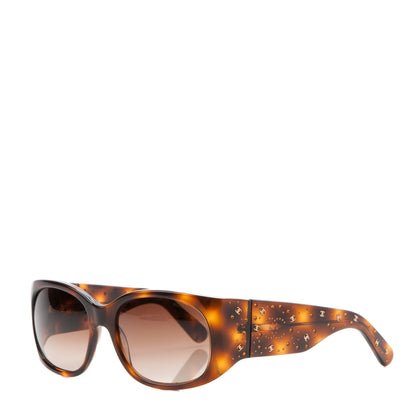 Chanel Swarovski Crystal CC Sunglasses 5134-B Tortoise 1 of 8