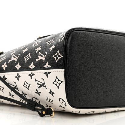 Louis Vuitton Empreinte Spring In The City Neverfull MM Black White Pink 8 of 9