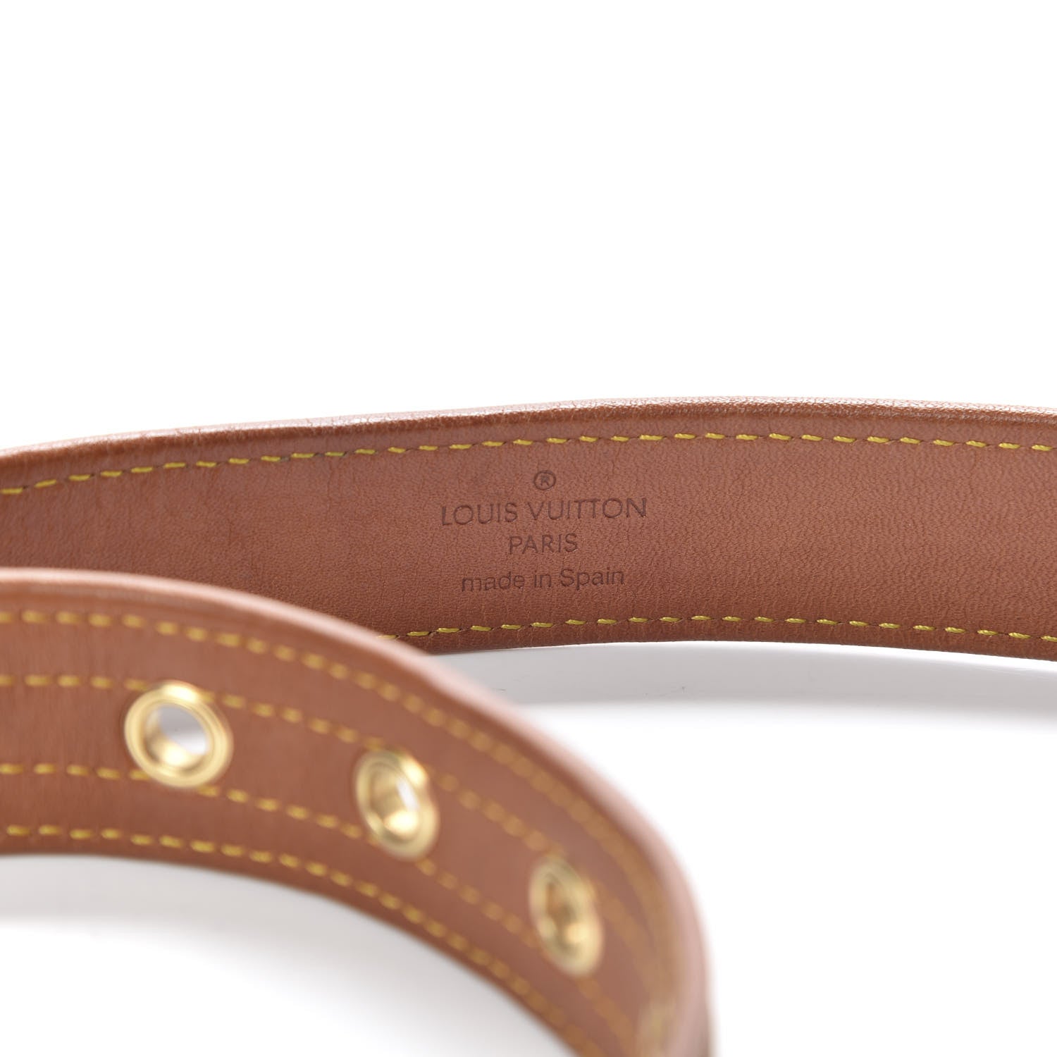 Louis Vuitton Monogram Rayures Tisse Belt 85 34 5 of 6