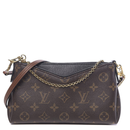 Louis Vuitton Monogram Pallas Clutch Black 1 of 11