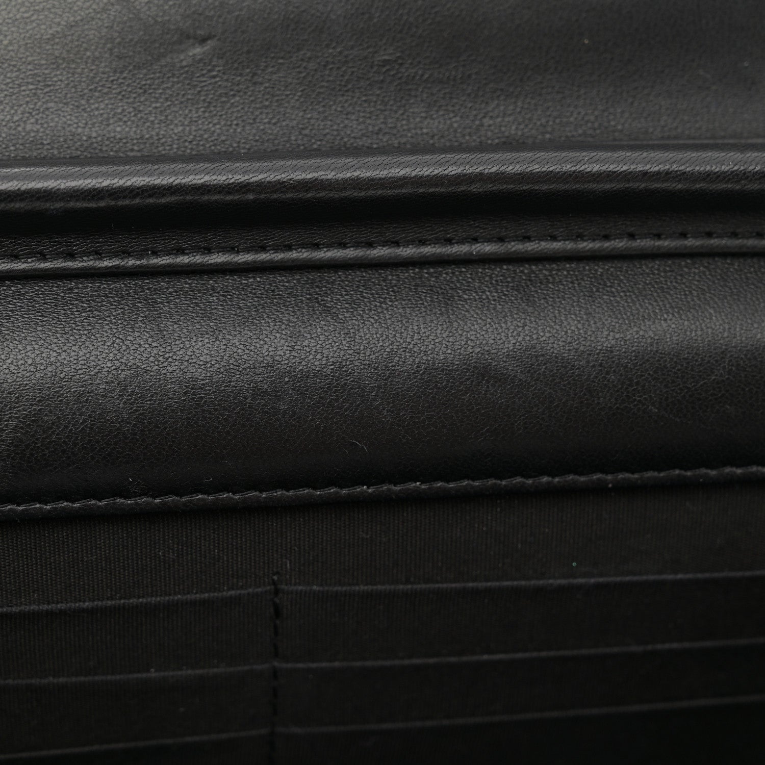 Chanel Lambskin Quilted Boy Wallet On Chain WOC Black 11 of 13