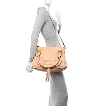 Chloe Calfskin Medium Marcie Satchel Light Tan 2 of 12