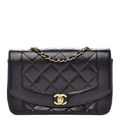 Chanel Lambskin Quilted Small Single Flap Bag Black 1 of 14