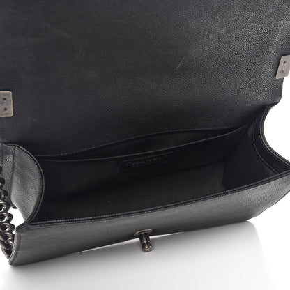 Chanel Caviar Quilted Medium Boy Flap Black 6 of 9