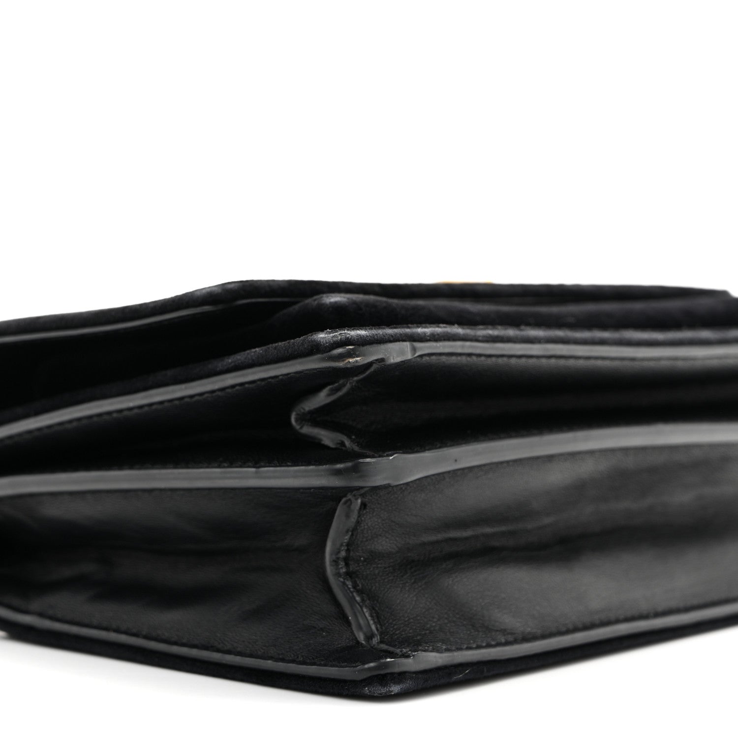 Saint Laurent Velvet Small Monogram Sunset Black 9 of 12