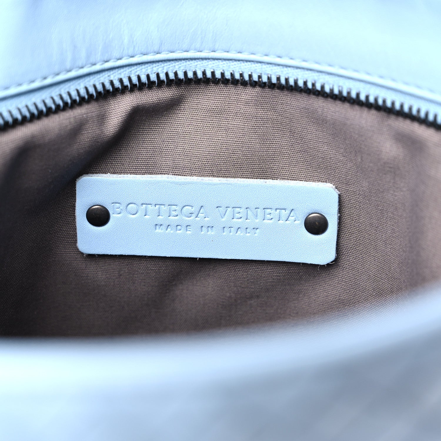 Bottega Veneta Nappa Intrecciato VN Crossbody Messenger Bag Ciel 5 of 13