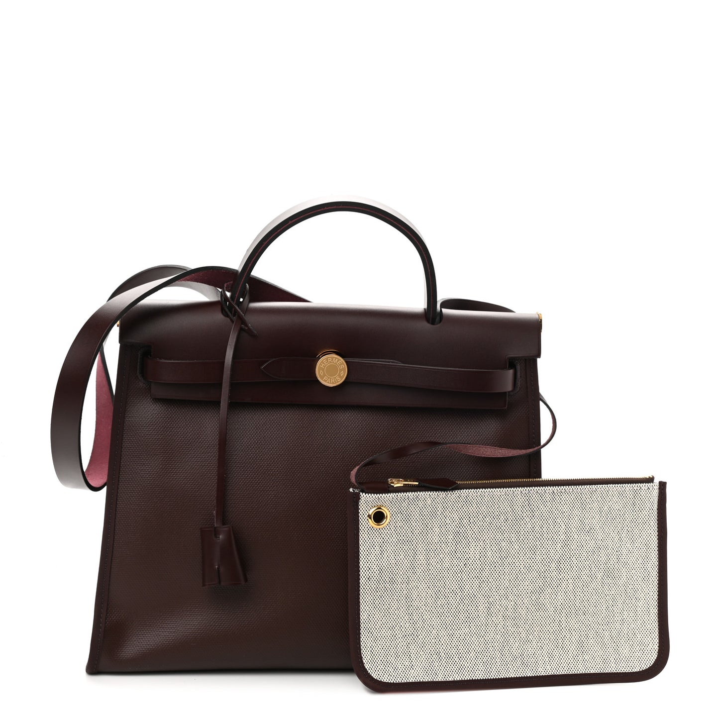 Toile H Berline Vache Hunter Herbag Zip 31 PM Rouge Sellier