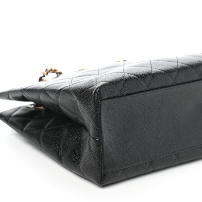 Chanel Caviar Quilted Shopper Tote Black 12 of 13