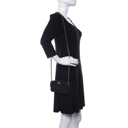 Chanel Caviar Quilted Small Boy Clutch With Chain Black 2 of 12