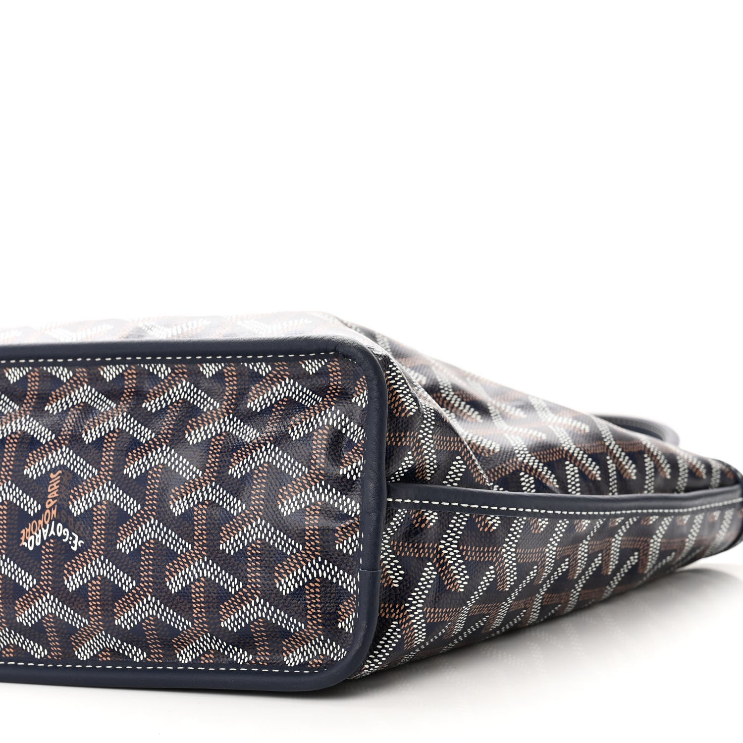 Goyard Goyardine Reversible Mini Anjou Navy 18 of 19