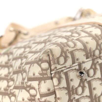 Christian Dior Monogram Vintage Flowers Dome Bag Beige 8 of 16