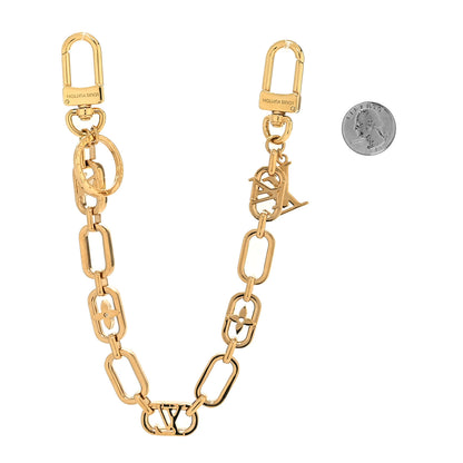 Louis Vuitton Metal My LV Chain Bag Charm Gold 2 of 5