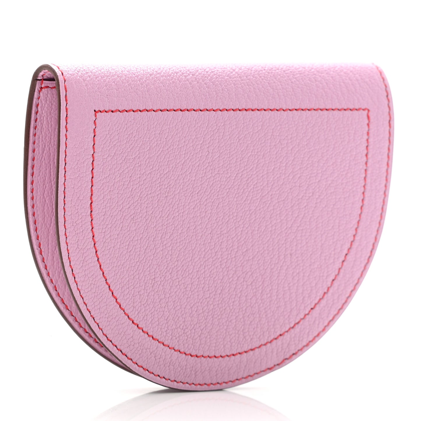 Chevre Mysore In-The-Loop Compact Wallet Mauve Sylvestre Rouge De Coeur
