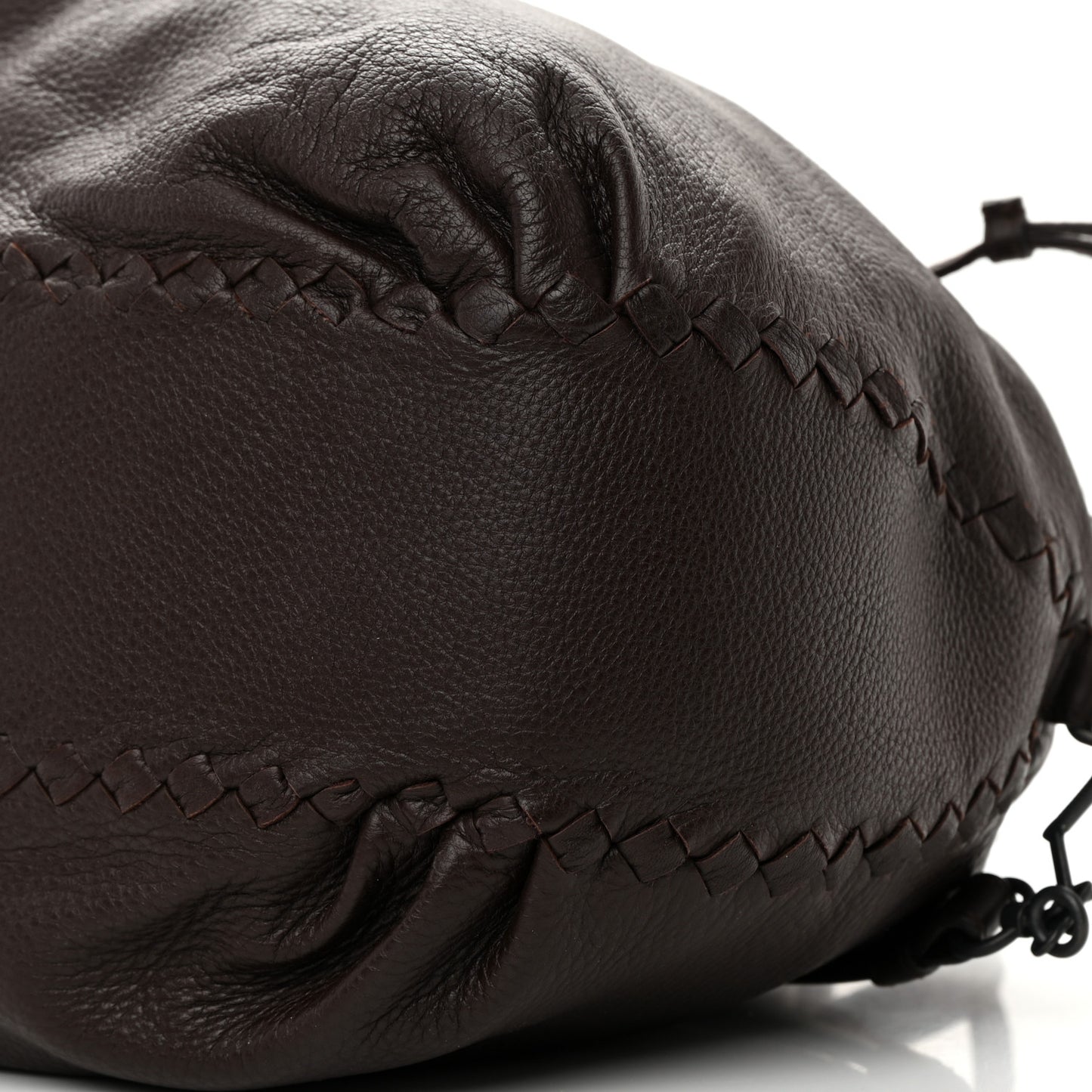 Cervo Intrecciato Satchel Ebano