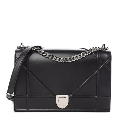 Christian Dior Lambskin Large Diorama Flap Bag Black 1 of 14