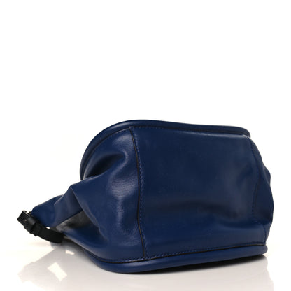 Proenza Schouler Calfskin Small Ruched Tote Navy 4 of 8