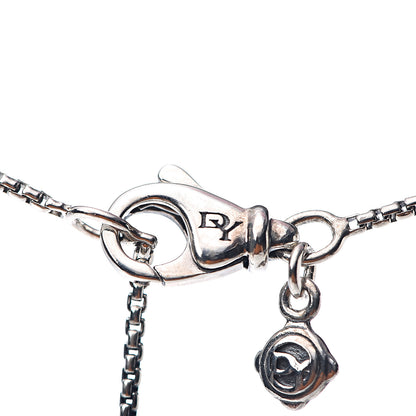 David Yurman Sterling Silver Black Orchid 8mm Petite Chatelaine Pendant Necklace 4 of 4