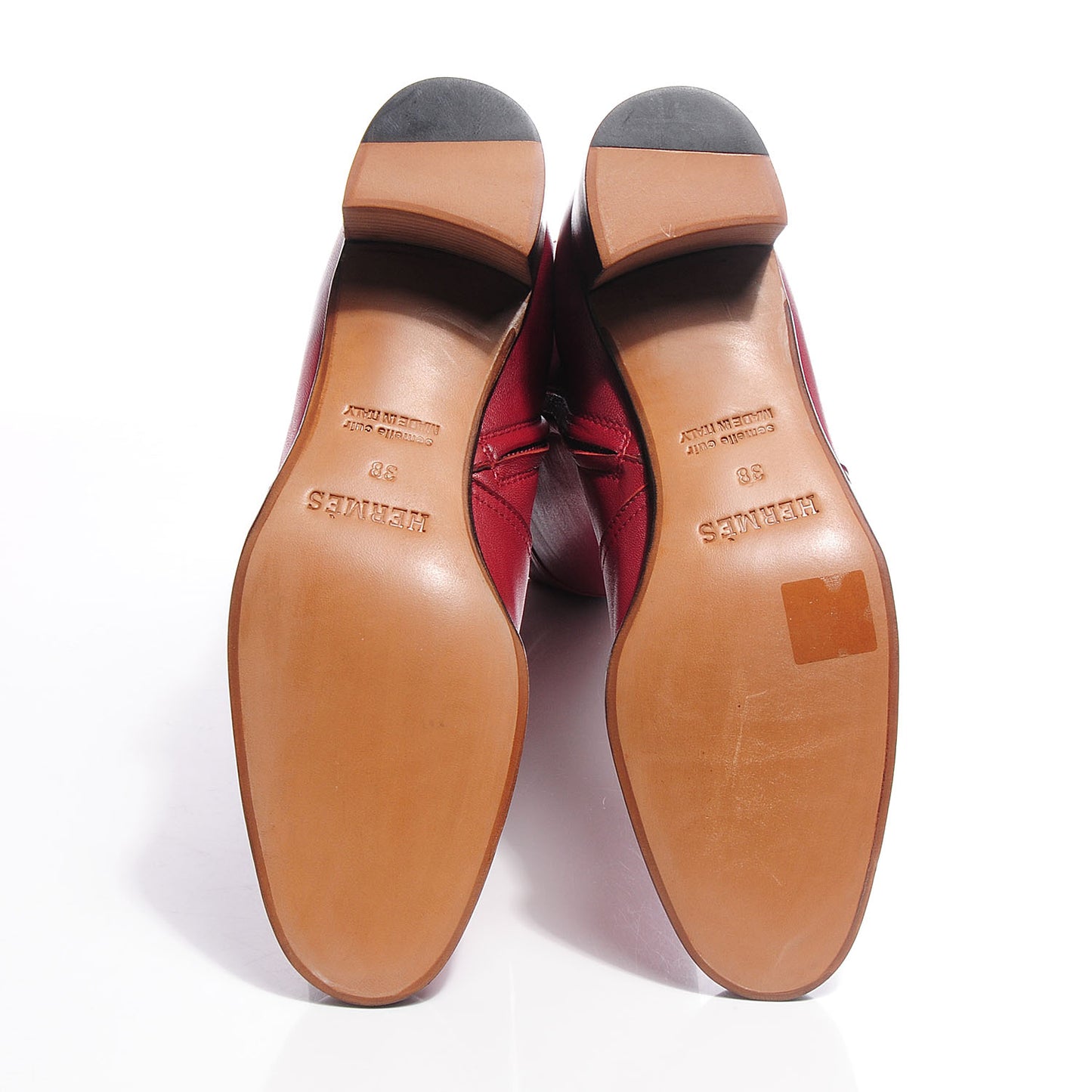Chevre de Coromandel Nancy Boots Rouge H 38