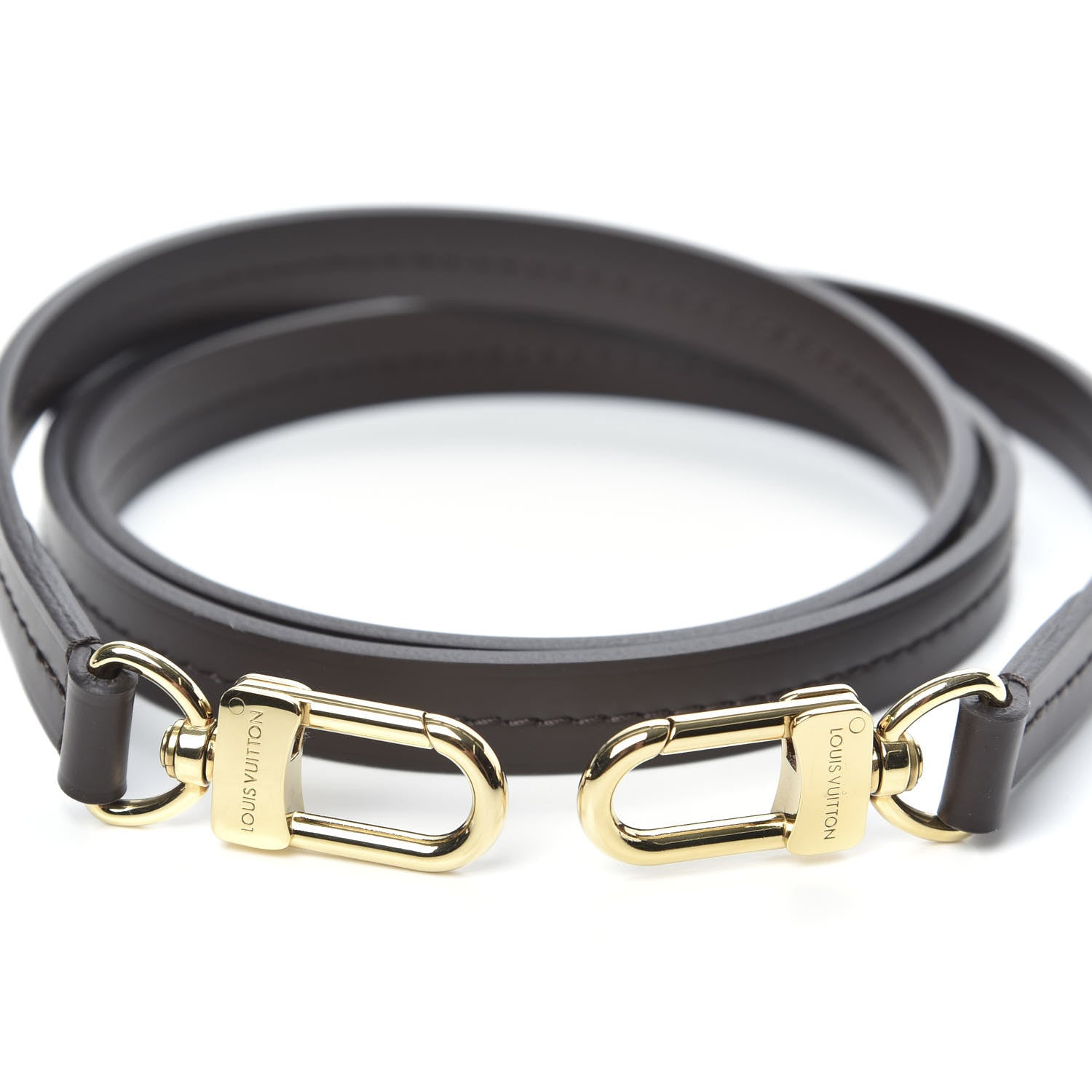 Louis Vuitton Calfskin 12mm Eva Shoulder Strap Brown 3 of 4