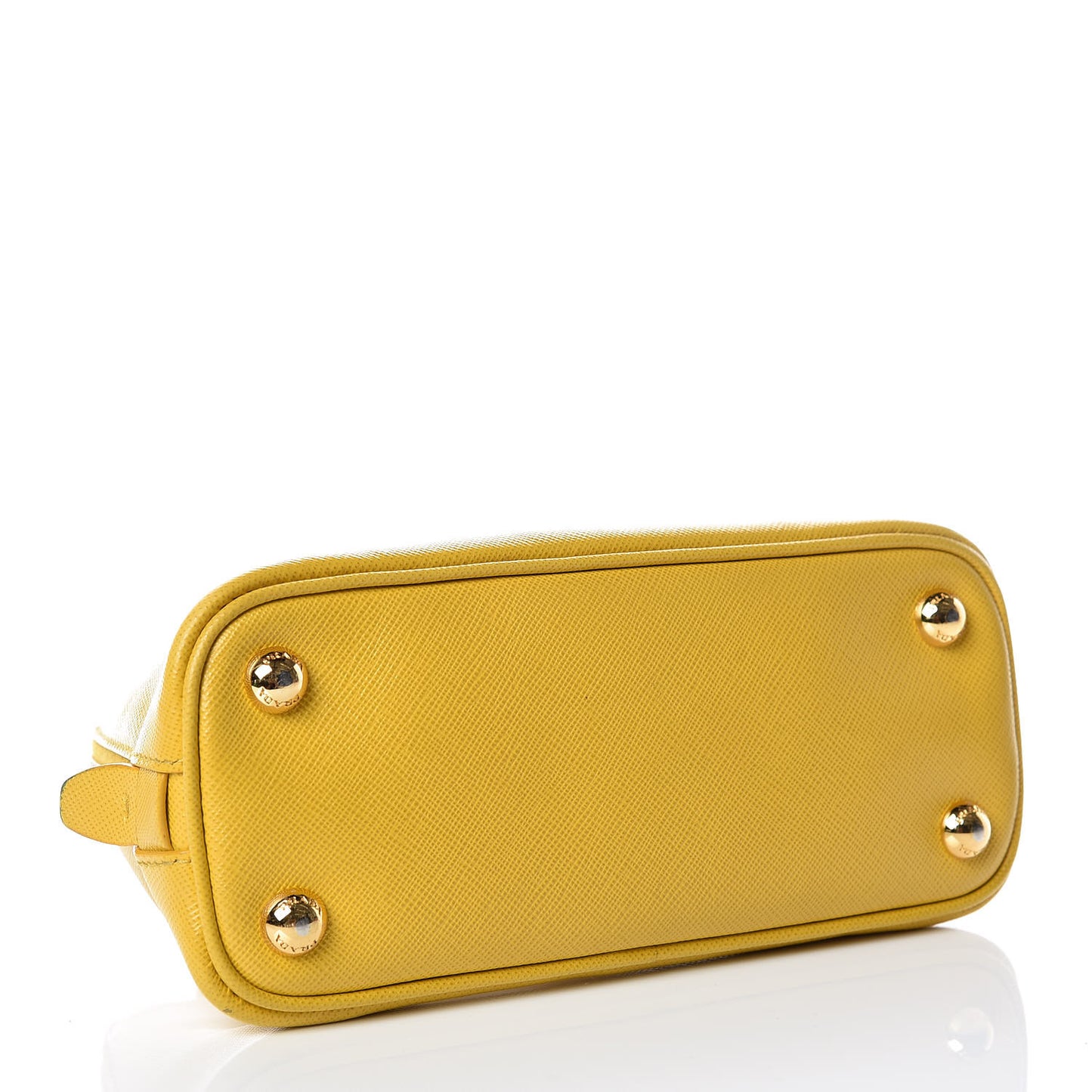 Saffiano Lux Mini Promenade Tote Yellow