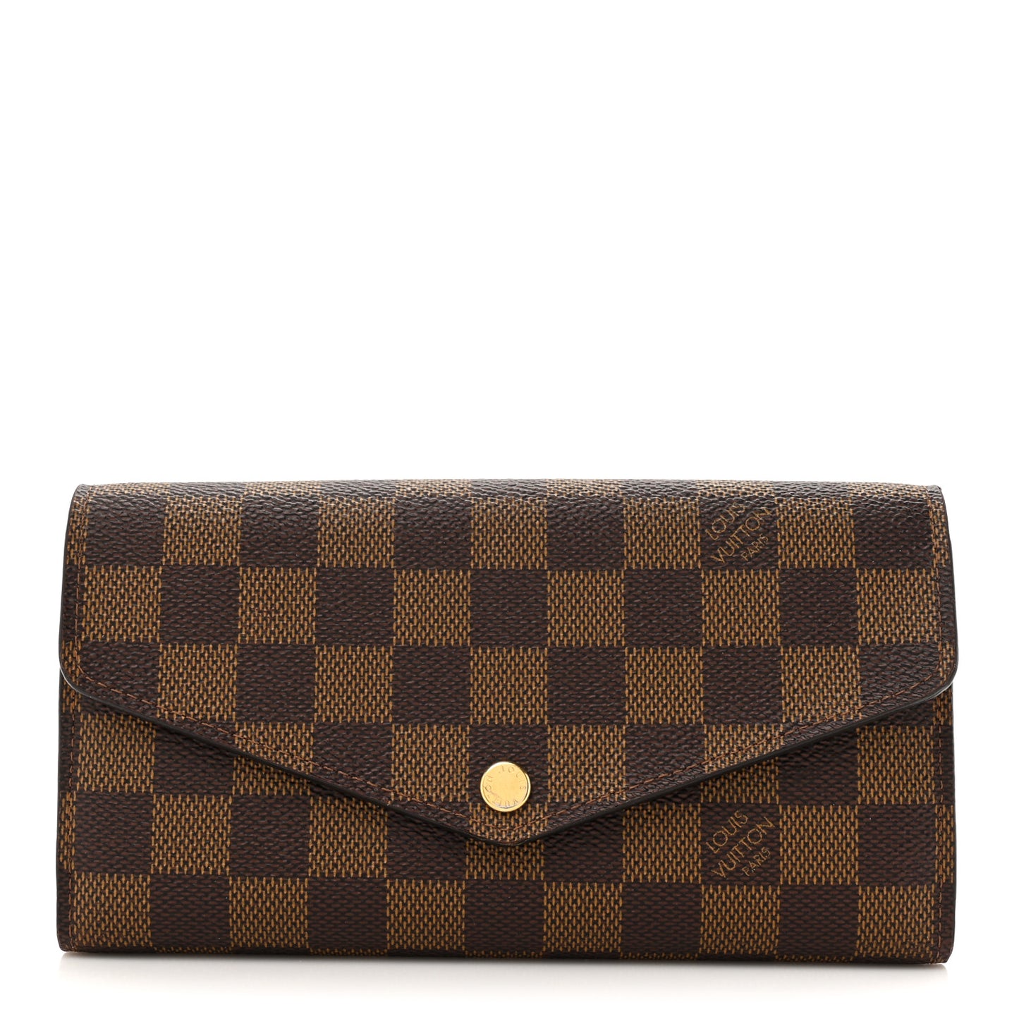 Damier Ebene Sarah Wallet NM Rose Ballerine