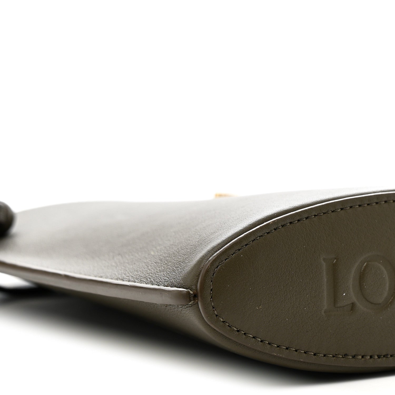 Loewe Smooth Calfskin Dice Pocket  Khaki Green 8 of 10